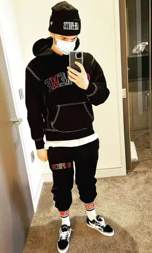 James Maddison wearing Vans sock