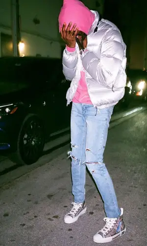 Playboi Carti wearing Alyx jacket