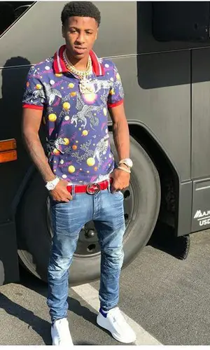 NBA YoungBoy wearing Gucci top
