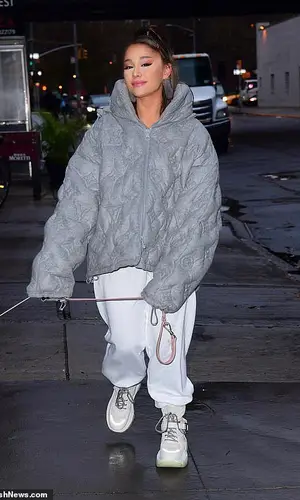 Ariana Grande wearing Prada sneakers