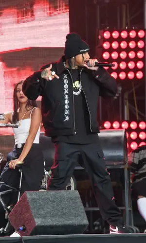 Tyga wearing Nike other