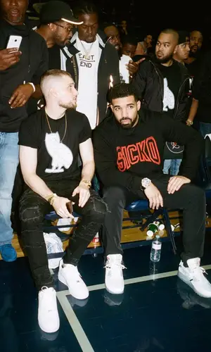 Drake wearing Stone Island other