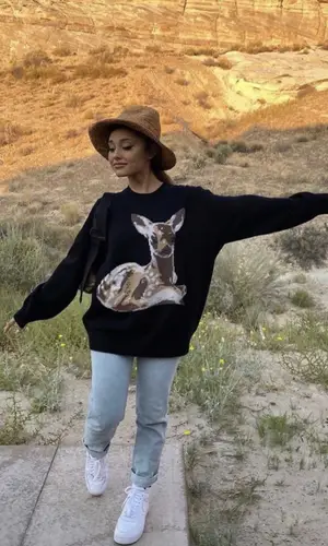 Ariana Grande wearing 3x1 jeans