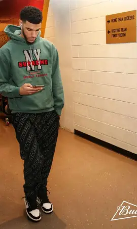 Lonzo Ball wearing Supreme hoody