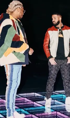 Drake wearing Nike other