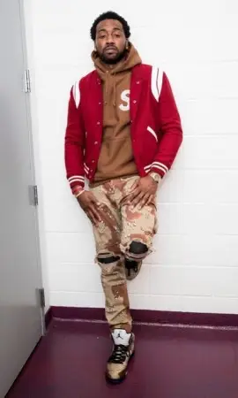 John Wall wearing Supreme hoody