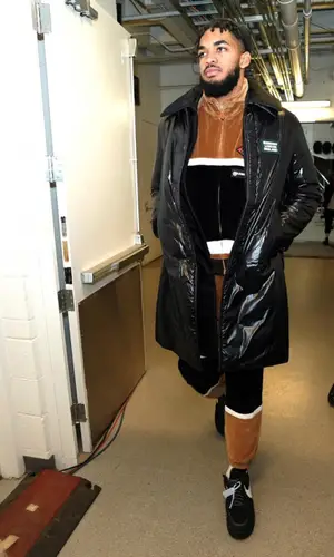 Karl Anthony Towns wearing Burberry other