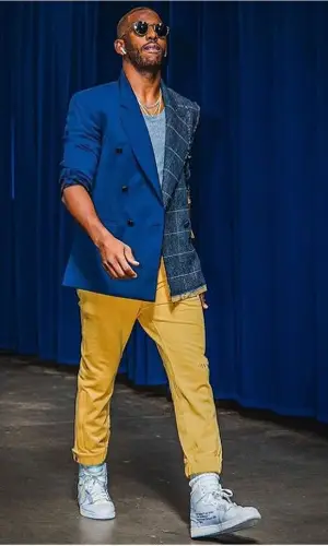 Chris Paul wearing Sevin Kasran pants