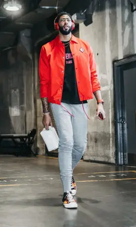 Anthony Davis wearing John Elliott pants