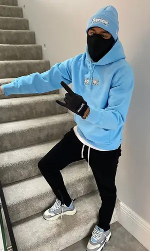 Jesse Lingard wearing Supreme sweatshirt