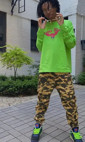 Lil Tecca wearing top
