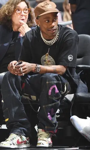 Travis Scott wearing Nike other