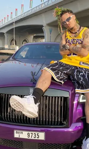 Lil Pump wearing Nike other