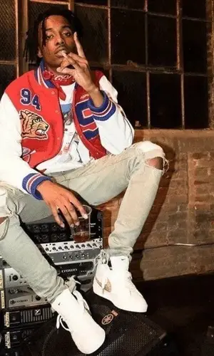 Playboi Carti wearing Supreme t-shirt