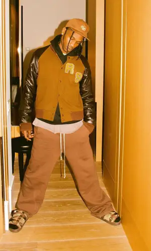 Travis Scott wearing Visvim sandal