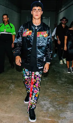 Lunay wearing Takashi Murakami jacket