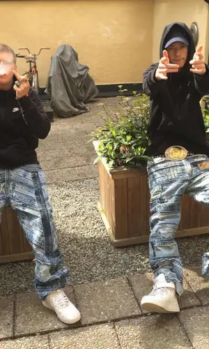 Yung Lean wearing Nike jacket