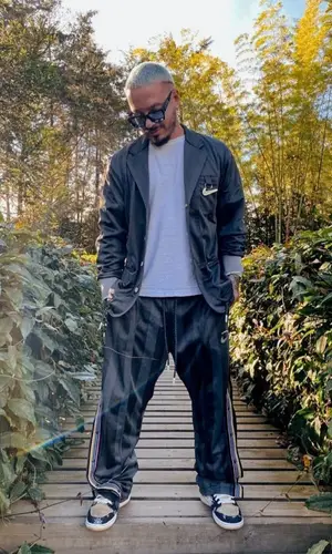 J Balvin wearing Nike other
