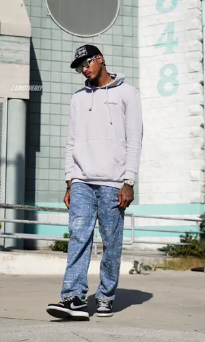 Kelly Oubre Jr wearing DopeSoul hoody