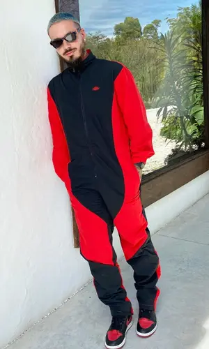J Balvin wearing Jordan other
