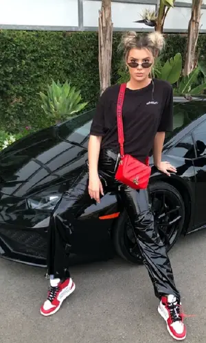 Alissa Violet wearing Nike other
