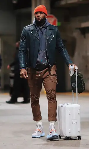 LeBron James wearing Gallery Dept. hoody