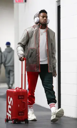 JuJu wearing Supreme other