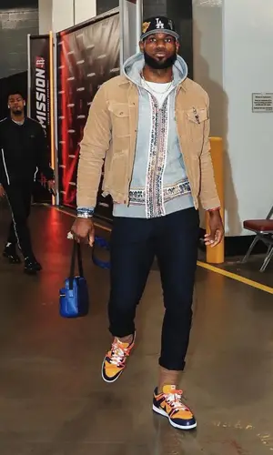 LeBron James wearing Brunello Cucinelli jeans