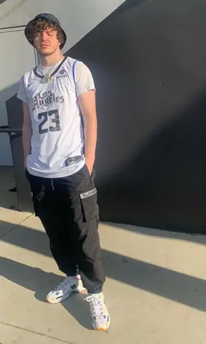 Jack Harlow wearing Nike jersey