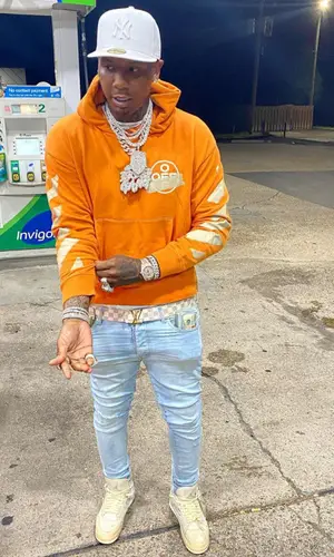Moneybagg Yo wearing Louis Vuitton other