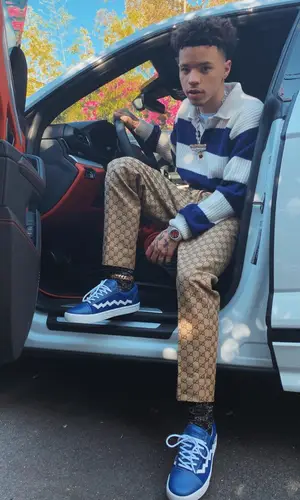 Lil Mosey wearing Gucci top