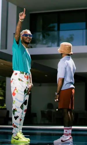 Future wearing Marni trousers