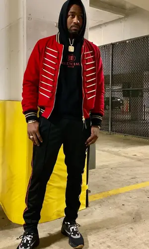 John Wall wearing Balenciaga hoody