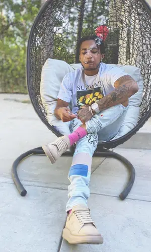 DDG wearing Balenciaga sock