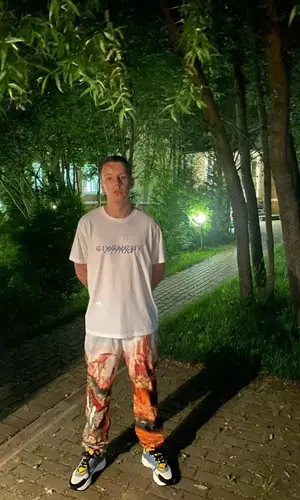 Markul wearing Givenchy t-shirt