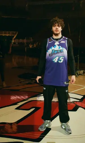 Jack Harlow wearing Nike jersey