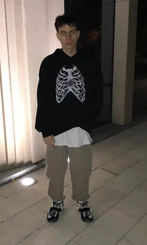 Rocket’s Outfit in Walux Hoodie, Maria Yurko Pants & Nike (2019)
