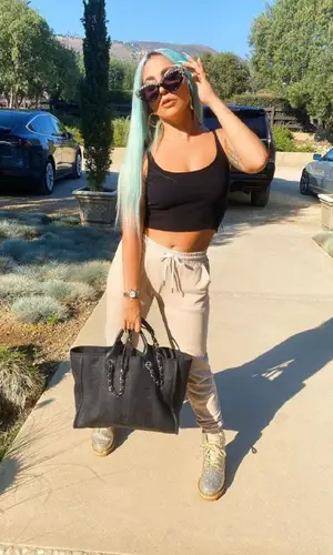 Lady Gaga wearing H&M pants