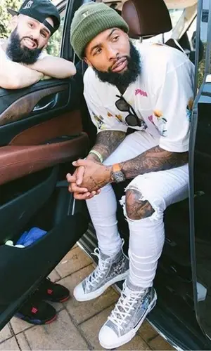 Odell Beckham Jr wearing Vlone other