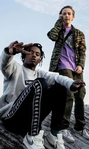 Playboi Carti wearing Supreme t-shirt