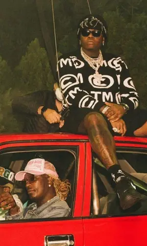 Gunna wearing Vetements sock