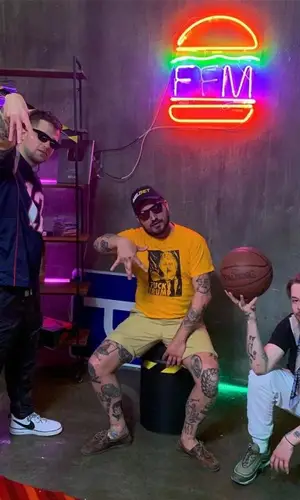 ЛСП wearing Fear of God pants