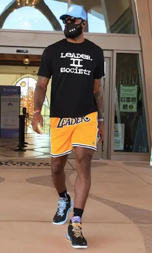 LeBron James wearing El Capitan Cartel shorts