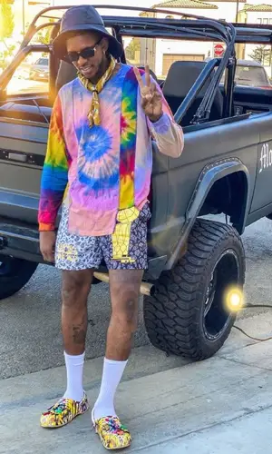 Nick Young wearing Off-White eyewear