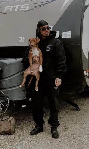 J Balvin wearing Supreme hoody