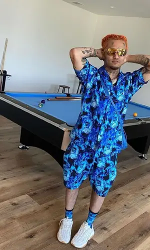 Lil Pump wearing Bape other