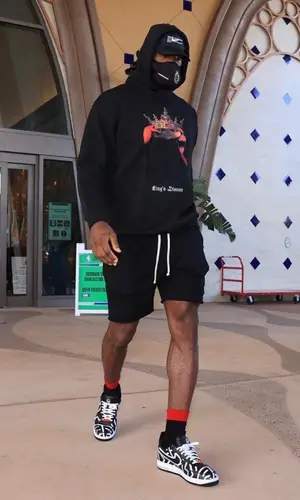LeBron James wearing Nike cap