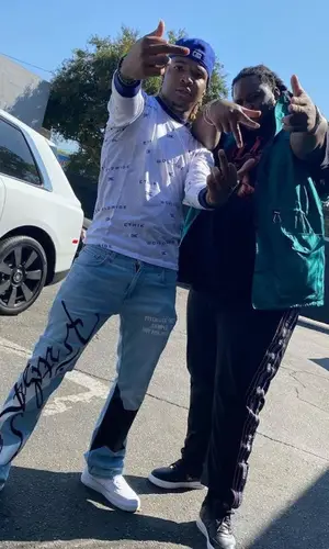 Lil Keed wearing Ethik Worldwide sweatshirt