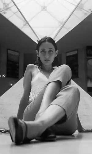 Rebecca Dayan wearing Coperni pants