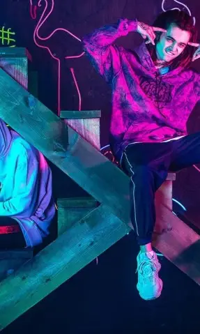 Gone Fludd wearing Adidas sneakers